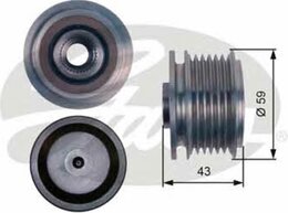 Механизм свободного хода генератора Gates OAP7112 DriveAlign®