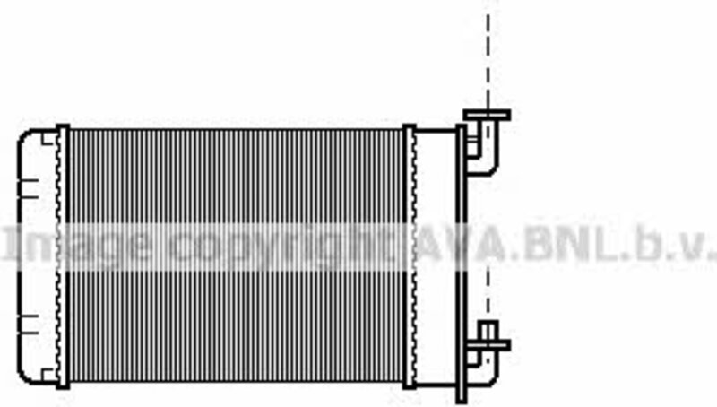 Теплообменник AVA Quality Cooling BW6022, отопление салона - Фото 1 Теплообменник AVA Quality Cooling BW6022, отопление салона - Фото 1