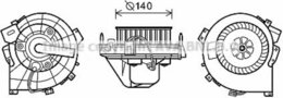 Электродвигатель AVA Quality Cooling OL8609, вентиляция салона