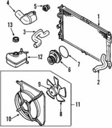 Бачок расширительный General Motors 96930818