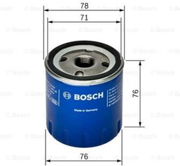 Масляный фильтр Bosch F026407078 H105 - Фото 6
