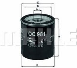 Масляный фильтр Knecht OC981
