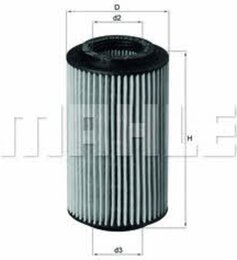 Масляный фильтр Knecht OX153/7D2