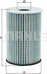Масляный фильтр Knecht OX787D - Фото 3
