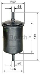 Топливный фильтр Bosch 0450902161 F2161 - Фото 8
