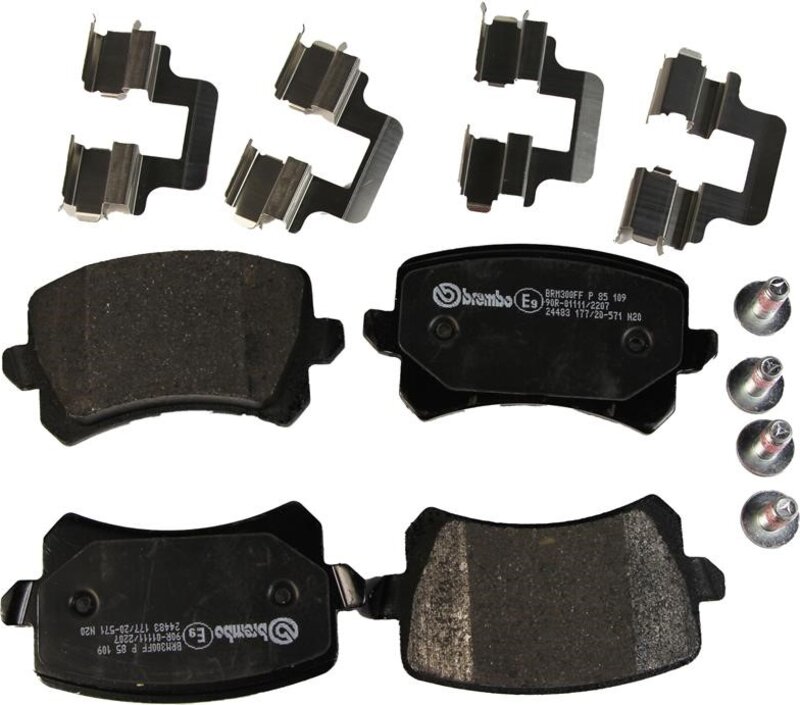 Комплект тормозных колодок Brembo P85109 24483, дисковый тормоз - Фото 1