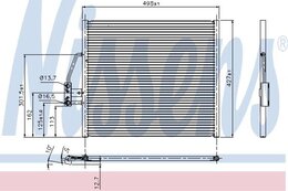 Конденсатор Nissens 94274, кондиционер