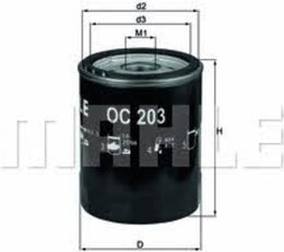 Масляный фильтр Knecht OC203