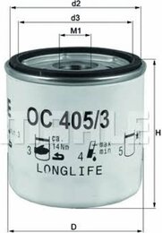Масляный фильтр Knecht OC405/3 - Фото 3