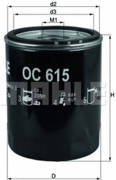 Масляный фильтр Knecht OC615