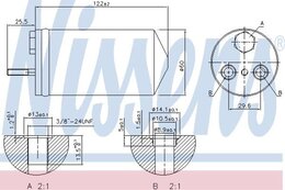 Осушитель Nissens 95138, кондиционер
