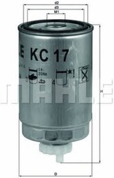 Топливный фильтр Knecht KC17D