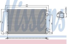 Конденсатор Nissens 94626, кондиционер
