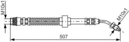 Тормозной шланг Bosch 1987481150 BH1042