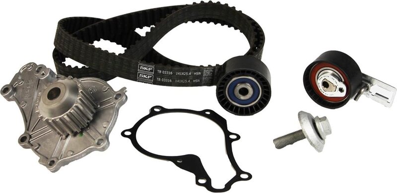 Водяной насос SKF VKMC03316 VKMA03316 + комплект зубчатого ремня - Фото 1 Водяной насос SKF VKMC03316 VKMA03316 + комплект зубчатого ремня - Фото 1