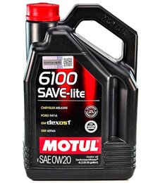Моторное масло Motul 6100 Save-Lite SAE 0W-20, 4 л