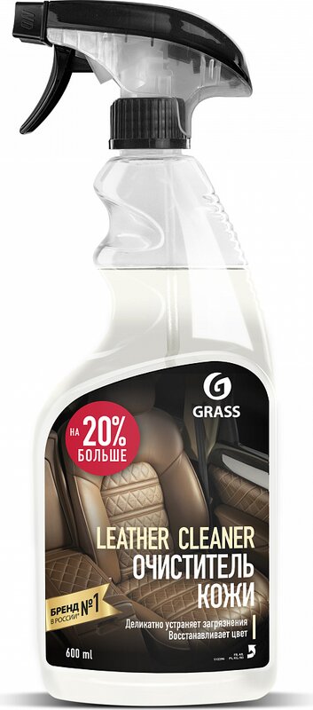 Очиститель кожи Grass Leather Cleaner, 0,6 л - Фото 1