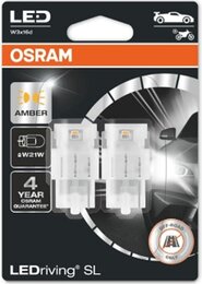 (к/т 2 шт) Лампа светодиодная Osram LED (1W 12V 2000K W21W) 7505DYP-02B