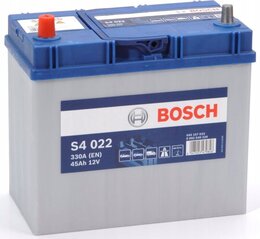 Аккумулятор Bosch S4022 45 Ah 330 A (+-, L) Asia тонкие клеммы