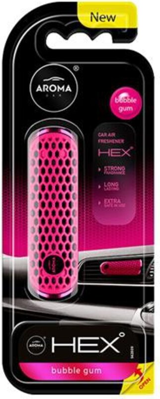 Ароматизатор на дефлектор Aroma Car HEX 10g - BUBBLE GUM 83582 - Фото 1