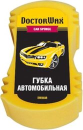 Губка для мытья автомобиля 12x25x7см кол в упак 48шт Doctor Wax DW8608