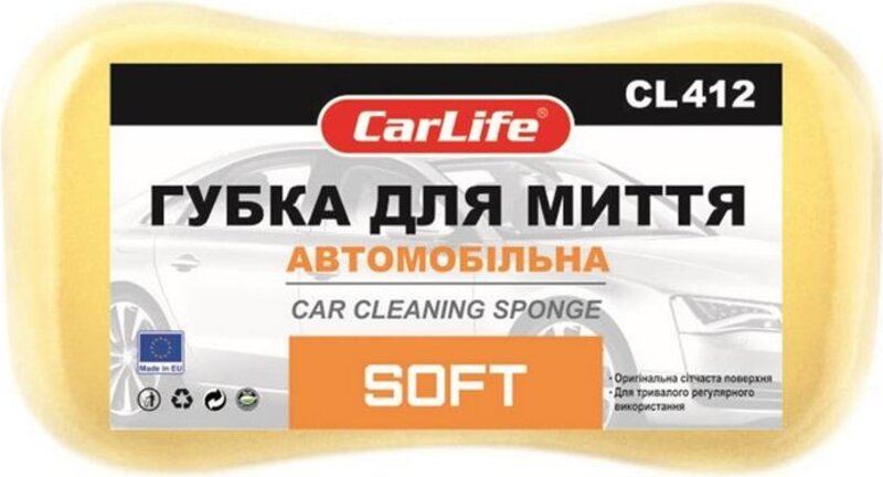 Губка для мытья авто Soft CarLife CL412 - Фото 1