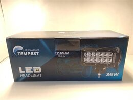 Фара LED дополнительная 12/24V, 24*3W, 300*80*62mm <Tempest> TP-24362