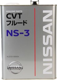 Жидкость для АКПП Nissan CVT Fluid NS-3, 4 л