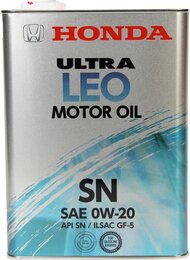 Масло моторное Honda Ultra LEO SP/GF-6 0W-20, 4 л 