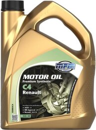 Синтетическое моторное масло MPM Motor Oil Premium Synthetic C4 Renault 5W-30, 5 л, 5 л