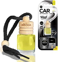 AROMA Ароматизатор Car Wood 6ml - BLACK (24шт.) Aroma Car 63118, 6 мл