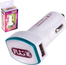 Автомобільний зарядний пристрій PULSO C-2026W 2USB (12/24V - 5V 2, 4A) Elit UNI C-2026W
