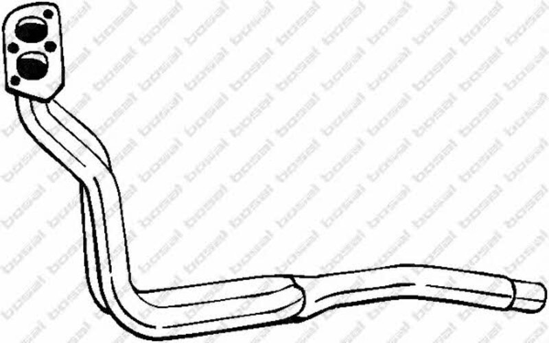 Выхлопная труба Bosal 765-749 - Фото 1