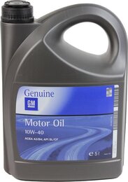 Масло моторное General Motors Semi Synthetic 10W-40, 5 л (Daewoo 1942046, Opel 1942046, GM 1942046) 