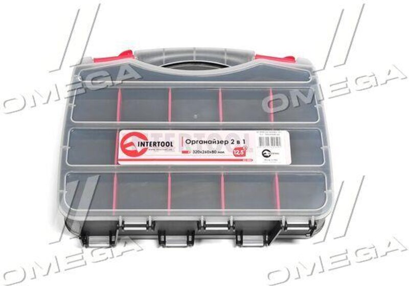 Органайзер 12.5", 2 в 1, 320*260*80мм Intertool BX-4004 - Фото 1