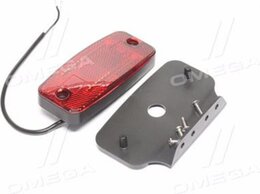 Фара LED боковая (отражатель) красный, 12/24V, 110*50*20mm JUBANA 453707012