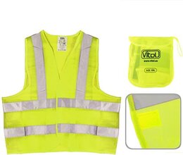 Жилет безопасности светоотражающий (yellow) 116 Y XXL () -1 шт Vitol ЖБ009 - Фото 2