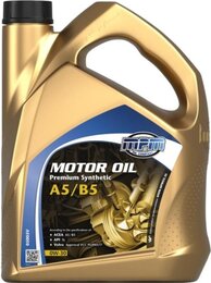 Моторна олива MPM Premium Synthetic A5/B5 / 0W30 / 5 л. / (ACEA A5/B5, API SL, Volvo VCC 95200377) 0