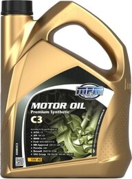 Синтетическое моторное масло MPM Motor Oil Premium Synthetic C3 5W-40, 5 л, 5 л