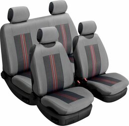 Авточехлы универсальные Comfort (комплект) серый без подголовников Beltex 52110
