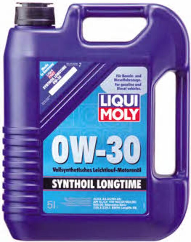 Моторное масло Liqui Moly Synthoil Longtime 0W-30, 5 л, 5 л - Фото 1 Моторное масло Liqui Moly Synthoil Longtime 0W-30, 5 л, 5 л - Фото 1