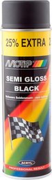 Эмаль аэрозольная универсальная акриловая Черная Motip Black, 500 мл