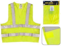Жилет безопасности светоотражающий (yellow) 166 Y XXL () -1 шт Vitol ЖБ005 - Фото 4