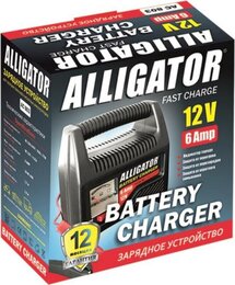 Зарядний пристрій АКБ/6А, 12V, (10шт./уп.) Alligator AC803 - Фото 2