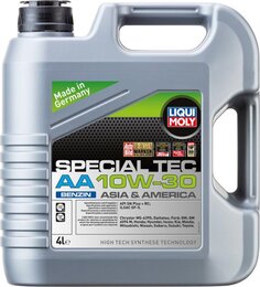 Моторна олива SAE 10W-30 SPECIAL TEC AA (API SN, ILSAC GF-5) Liqui Moly 21337, 4 л, 4 л