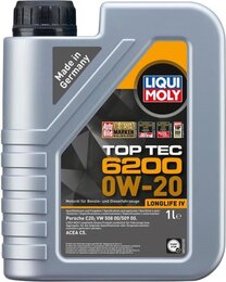 Моторное масло Liqui Moly Top Tec 6200 0W-20, 1 л, 1 л