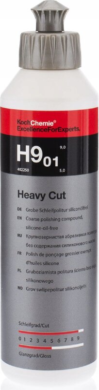 Паста для машинной полировки KochChemie H9.01 Heavy Cut, 250 мл - Фото 1 Паста для машинной полировки KochChemie H9.01 Heavy Cut, 250 мл - Фото 1