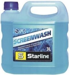 Жидкость омывателя стекла, зимняя, -20°C Starline NASW20-3, 3 л