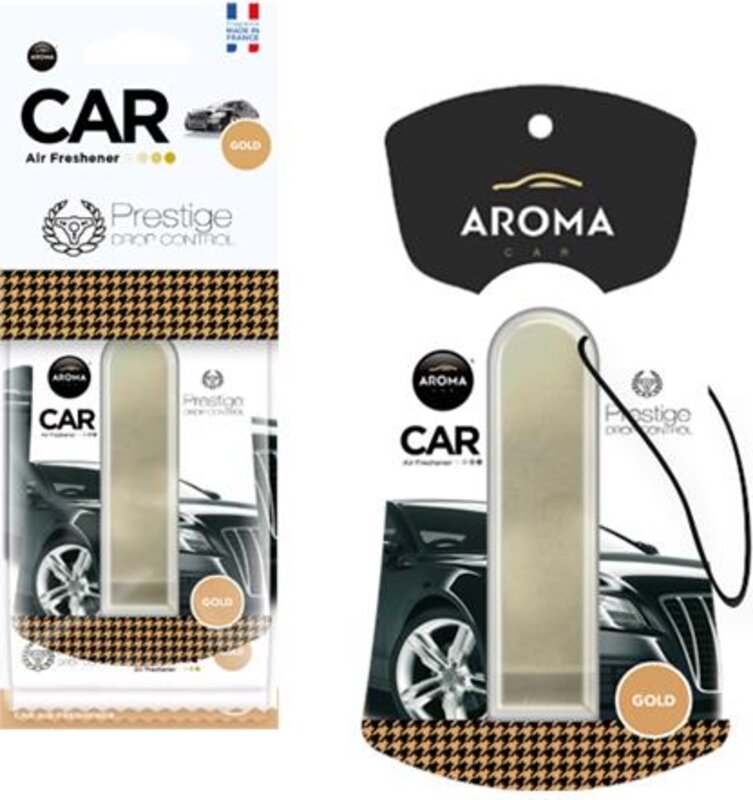 AROMA Ароматизатор Aroma Prestige Drop Control GOLD Aroma Car 83205 - Фото 1