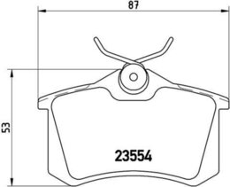 Тормозные колодки Brembo Xtra P85020X